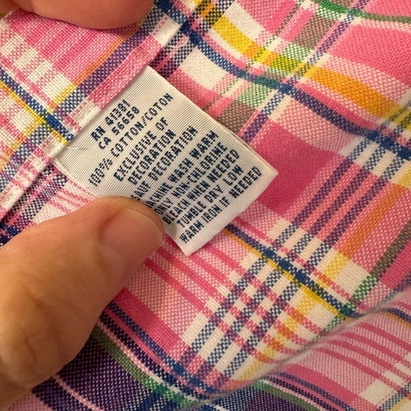 Ralph Lauren Cotton Plaid Button Down Shirt / large - Picture 11 of 12